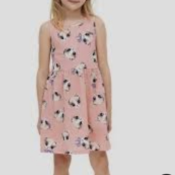 H&M Other - H&M Pink Cat Print Dress